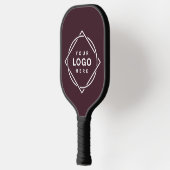 Elegante en strakke zwarte QR-code Pickleball Paddle (Links)