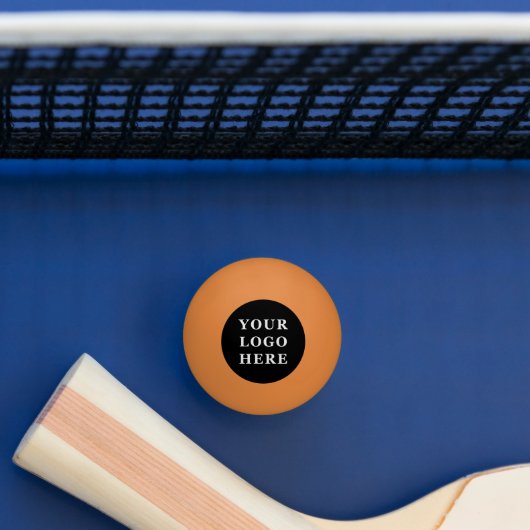 Elegante en strakke zwarte QR-code Pingpongbal (Tafel)