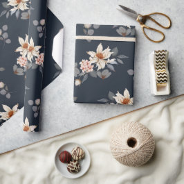 Elegante en tijdloze bloemen cadeaupapier