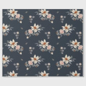 Elegante en tijdloze bloemen cadeaupapier (Vlak)