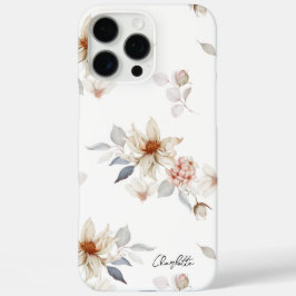 Elegante en tijdloze bloemen iPhone 16 pro max hoesje