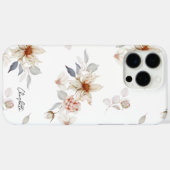 Elegante en tijdloze bloemen Case-Mate iPhone case (Achterkant (horizontaal))