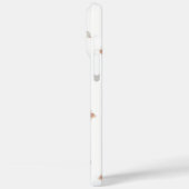 Elegante en tijdloze bloemen Case-Mate iPhone case (Achterkant / Links)