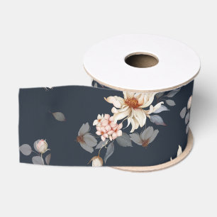 Elegante en tijdloze bloemen grosgrain lint