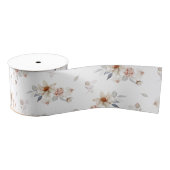 Elegante en tijdloze bloemen grosgrain lint (Spoel)