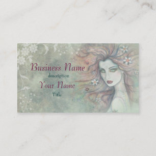 Elegante en unieke cosmetoloog make-up artist visitekaartje