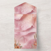 Elegante en unieke trouwuitnodiging all in one uitnodiging (Binnen)