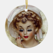 Elegante en verfijnde Lady Head Vaas Pam Fancy Keramisch Ornament (Voorkant)