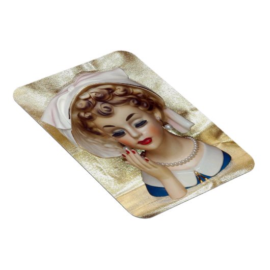 Elegante en verfijnde Lady Head Vaas Pam Fancy Magneet (Rechterzijde)