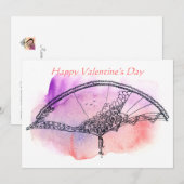 Elegante en visionaire Valentijn Feestdagenkaart (Voorkant / Achterkant)