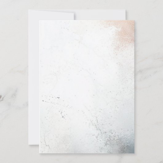 Elegante en witte parels 21e verjaardagsfeest kaart (Achterkant)