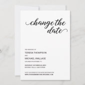 Elegante Encore: Gepersonaliseerde bruiloft uitste Kaart (Voorkant)