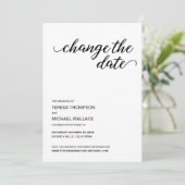 Elegante Encore: Gepersonaliseerde bruiloft uitste Kaart (Staand voorkant)