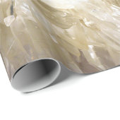 Elegante Energie Grafisch Duidelijk Kwarts Cadeaupapier (Rol Hoek)