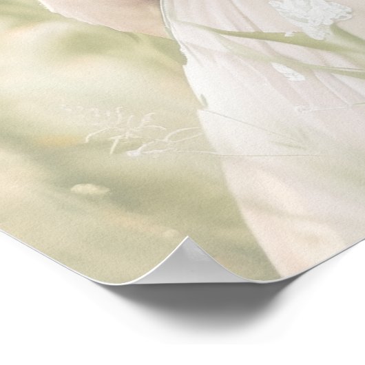 Elegante Engagement Party foto welkom Poster (Hoek)