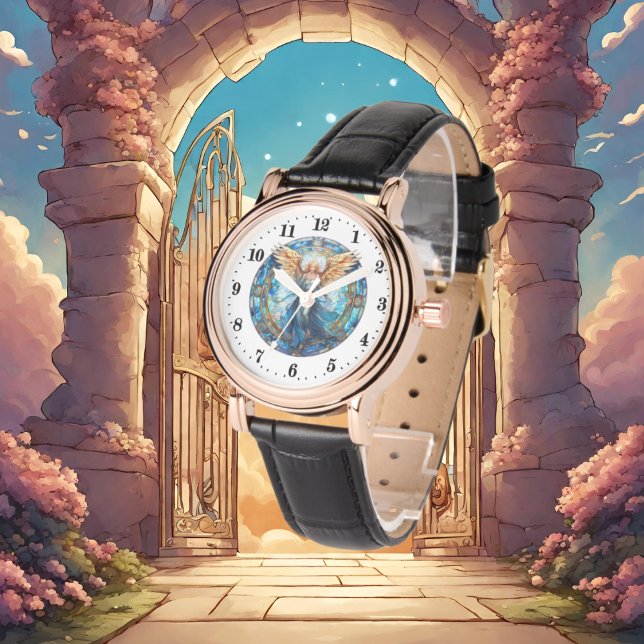 Elegante Engel liefhebbers Religieus Horloge (Creator heeft geüpload)