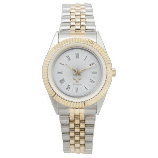 Elegante engelachtige christelijke duif tweedelig horloge