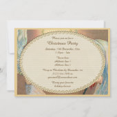 Elegante Engelen & Muziek Kersttijd Kaart (Achterkant)