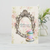 elegante engelse griekse  verjaardag kaart (Staand voorkant)