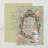 elegante engelse griekse  verjaardag kaart (Voorkant / Achterkant)