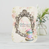 elegante engelse griekse  verjaardag kaart (Staand voorkant)