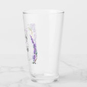  Elegante Engelse Waterverf Floral Glas (Links)