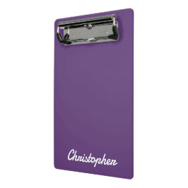 Elegante Enkele Effen Kleur Minimalistisch Mini Klembord
