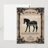 Elegante Equestische Romance Briefkaart (Voorkant / Achterkant)