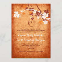 Elegante esdoorn bladeren sinaasappel herfst bruil