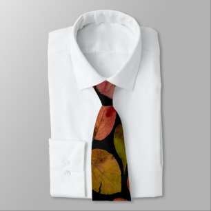 Elegante Esdoornbladeren Herfstval Patroon Heren D Stropdas