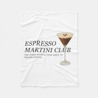 Elegante Espresso Martini Grappig Quote Fleece Deken