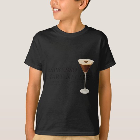 Elegante Espresso Martini Grappig Quote T-shirt (Voorkant)