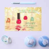 Elegante Esthetician SPA Nail Salon prijslijsten Flyer (Enkel)