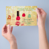 Elegante Esthetician SPA Nail Salon prijslijsten Flyer (Hand)