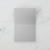 Elegante esthetische minimalistische dank u gevouw bedankkaart (Binnen)