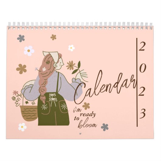 Elegante esthetische mooie affirmaties 2025 kalender (Hoes)