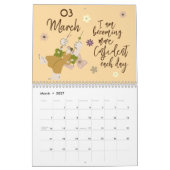 Elegante esthetische mooie affirmaties 2025 kalender (Mar 2027)