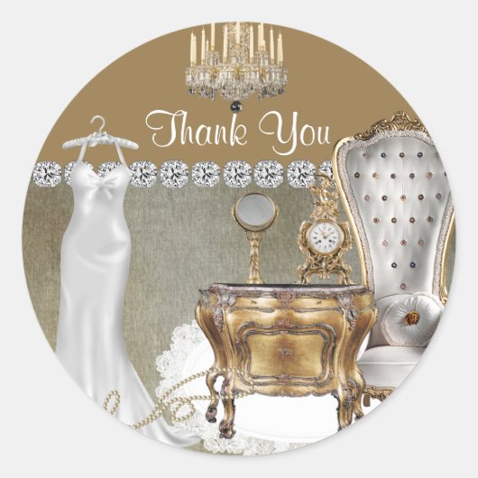 Elegante etiketten VOOR DE GUNST VAN DE HUWELIJKSD (Voorkant)