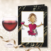 Elegante Etnische Fijne Wijn Verjaardag Kaart voor