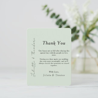 Elegante Eucalyptus Bedankkaart