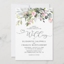 Elegante Eucalyptus Bloemige Groene Scriptie Bruil