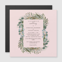Elegante Eucalyptus Blush Bruiloft