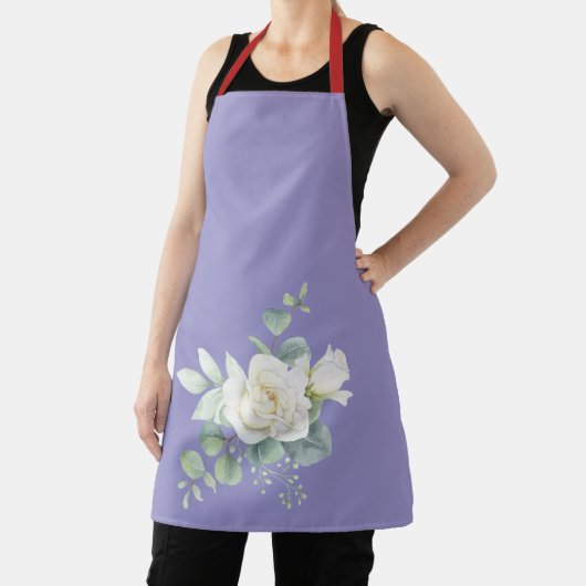 Elegante eucalyptus botanische All-Over Print Scho Schort (Insitu)