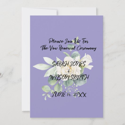 Elegante eucalyptus botanische flat dank u kaart (Voorkant)