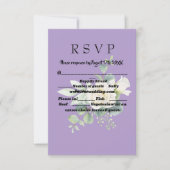 Elegante eucalyptus botanische foto Response Kaart (Voorkant)