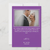 Elegante eucalyptus botanische fotobruiloft  bedankkaart (Achterkant)