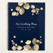 Elegante Eucalyptus Botanische Huwelijksplan Plann Planner (Voorkant)