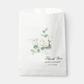 Elegante eucalyptus botanische zomerbruiloft bedankzakje (Voorkant)