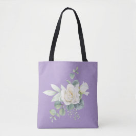 Elegante eucalyptus botanische zomerbruiloft tote bag