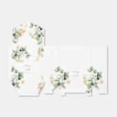 Elegante Eucalyptus Bruiloft Bedankdoosjes (Uitgevouwen)